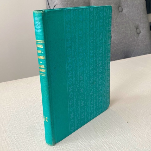 Vintage Teal Antique Farmhouse Rustic Decor Accent Artwork 1949 Little Haymakers - Picture 2 of 16